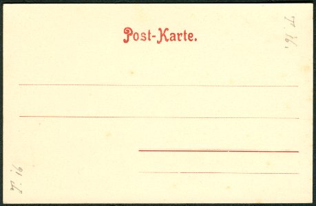 Knackstedt & Näther Stereoskopie 0729 Klein-Asien. Smyrna. DRGMs 83768 und 92395. Adressseite