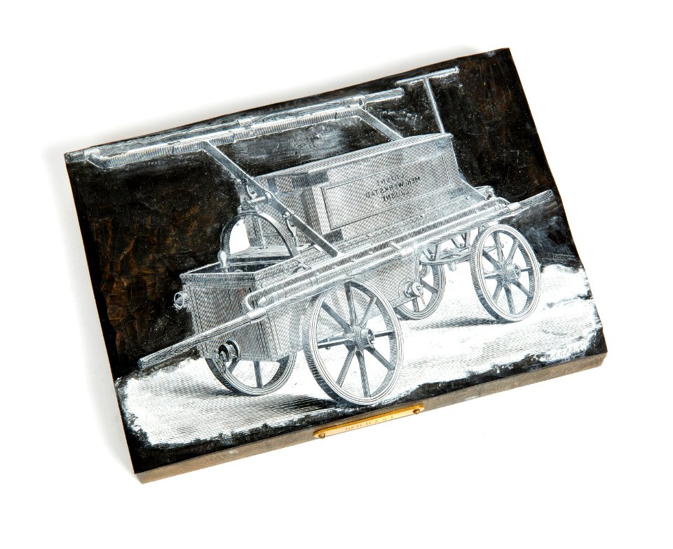 Klichéer av brandspruta, 1880 - Hallwylska museet - 108566