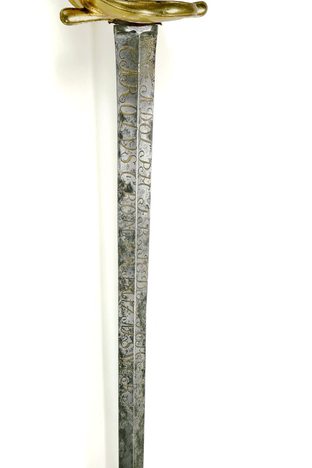 Klinga, kavalleriofficersvärja, 1751-1771 - Livrustkammaren - 13941