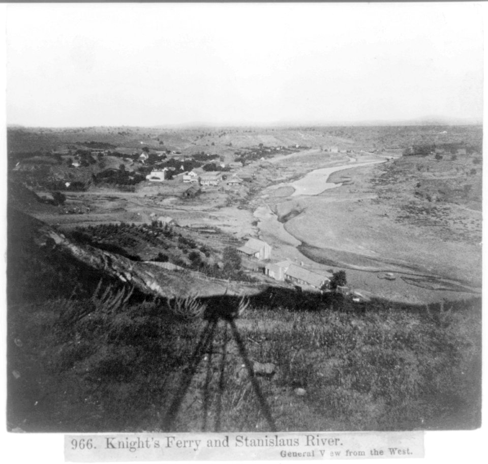 Knight's Ferry and Stanislaus River - General View LCCN2002722201