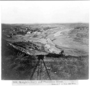 Knight's Ferry and Stanislaus River - General View LCCN2002722201