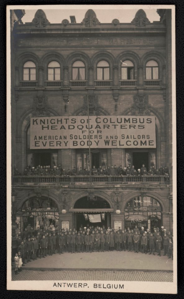 Knights of Columbus Headquarters for American Soldiers and Sailors, Antwerp, Belgium LCCN2018645969