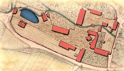 Kloster Wiebrechtshausen Plan um 1670 photo