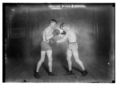 Knockout Brown and sparring partner LCCN2014688770
