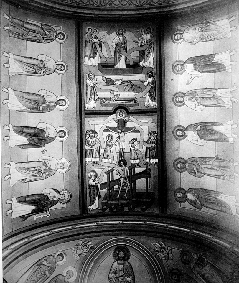 Klein-Comburg Chorgemälde der Basilika 1883