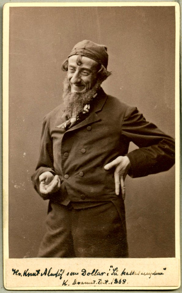 Knut Almlöf, rollporträtt - SMV - H1 019