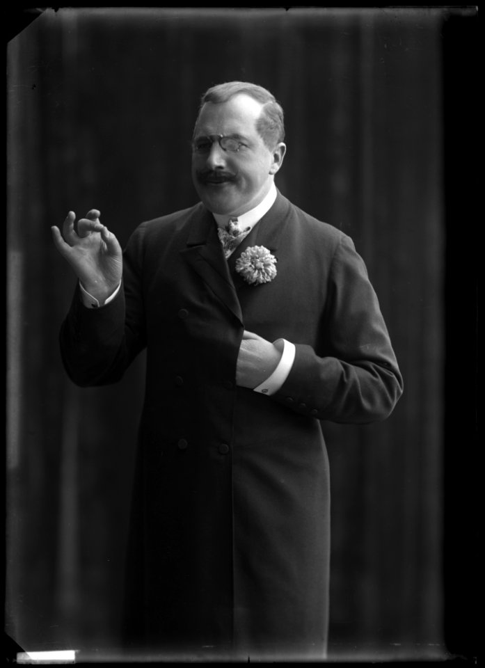 Knut Nyblom in Spindelväven at Vasateatern 1906 - SMV - GN044