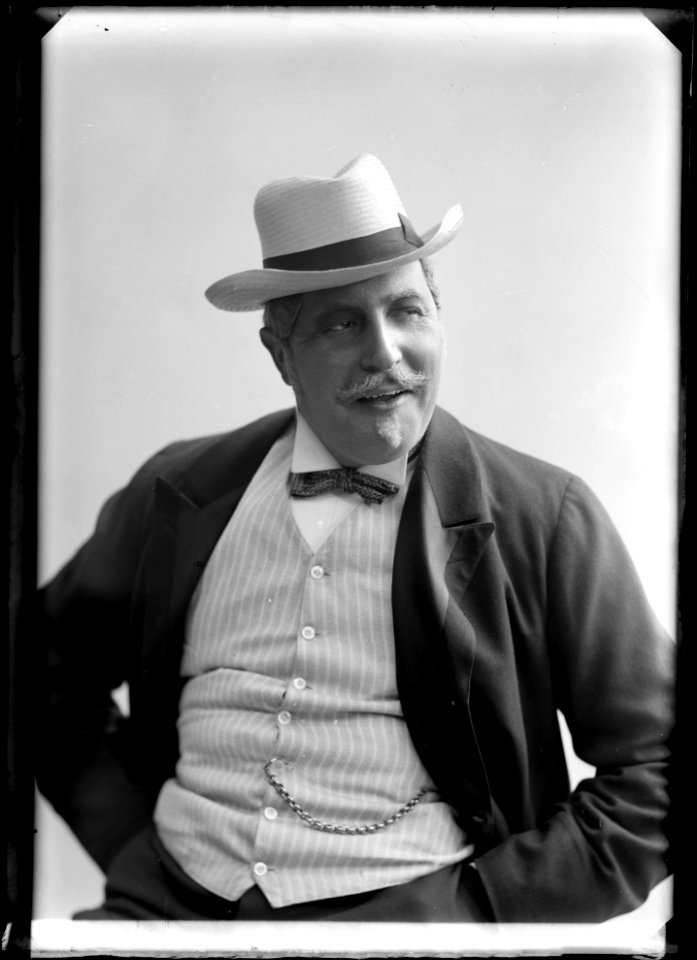 Knut Nyblom in Svärmor at Vasateatern 1906 - SMV - NN050