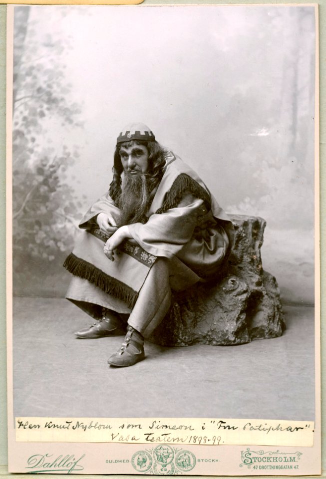 Knut Nyblom, rollporträtt - SMV - H6 130