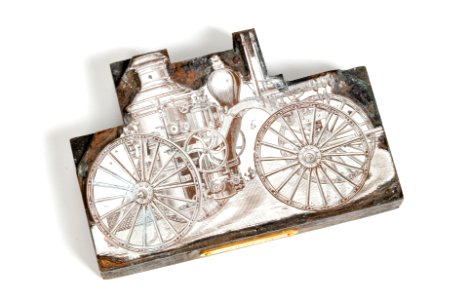 Kliché av ångspruta, 1880 - Hallwylska museet - 108592