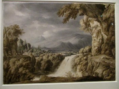 Kobell Paysage avec cascade