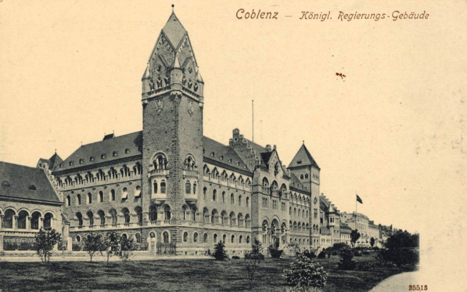 Koblenz (Rhein), Rheinland-Pfalz - Kgl. Regierungsgebäude (Zeno Ansichtskarten)