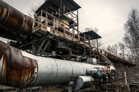 Industrial machine power station