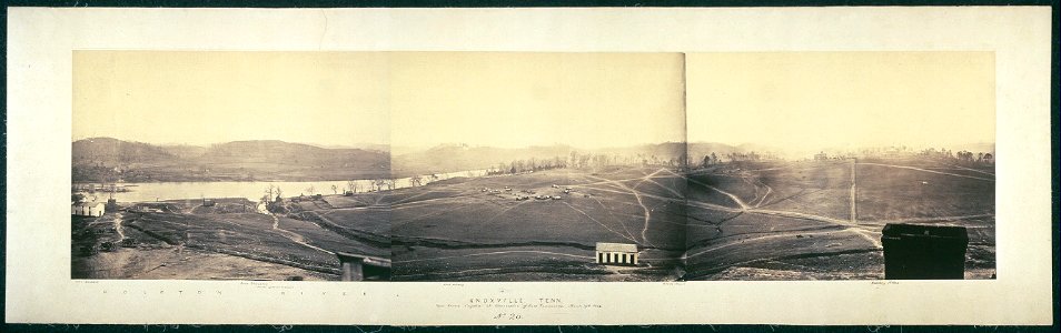 Knoxville, Tenn., view from the cupola of University of East Tennessee, March 19th, 1864 LCCN2007662883