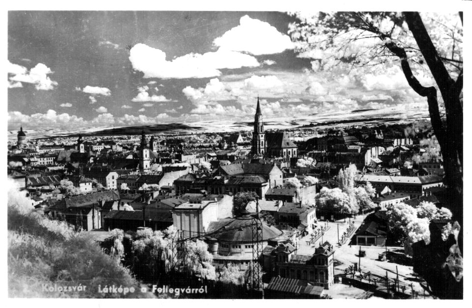 Kolozsvár látképe a fellegvárról