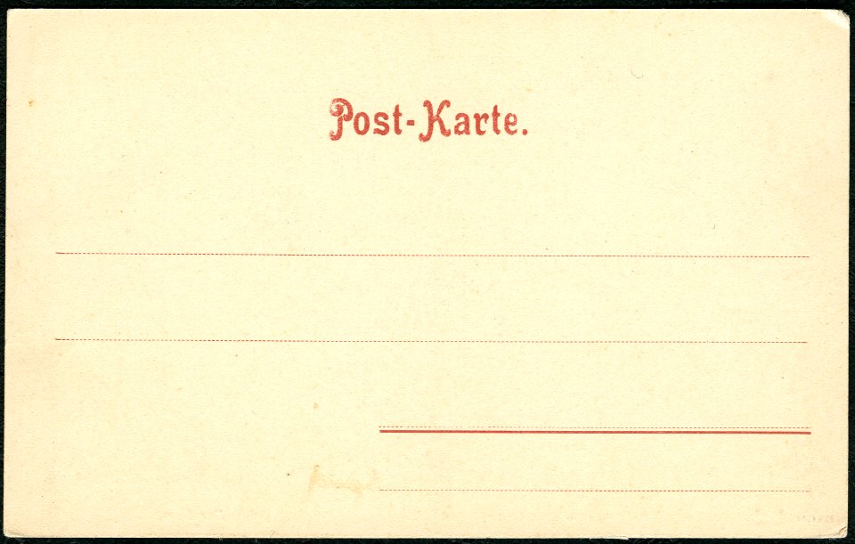 Knackstedt & Näther Stereoskopie 0560 Köln. Der Dom. Adressseite