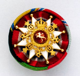 Knapp, Norska Lejonets orden, 1904-1905 - Livrustkammaren - 39617