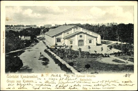 Komárom , lovarda, 1903