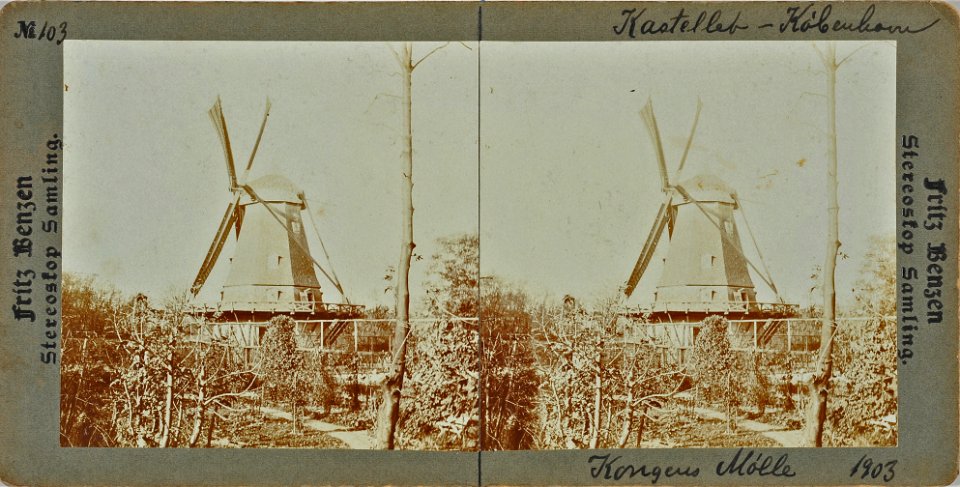 Kongens Mølle, Kastellet, 1903