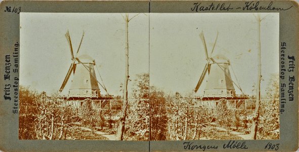 Kongens Mølle, Kastellet, 1903