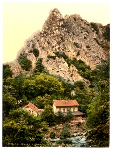 Konigsruhe and Rosstrappenfelsen, Bodethal, Hartz, Germany-LCCN2002713771