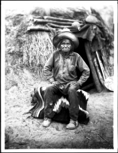Kohat (Kohot), a Navajo deserter who became Chief of the Havasupai Indians, ca.1898 (CHS-4691)