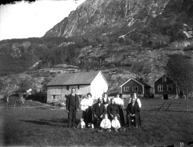 Knut A. Aaning A family and their farm. photo