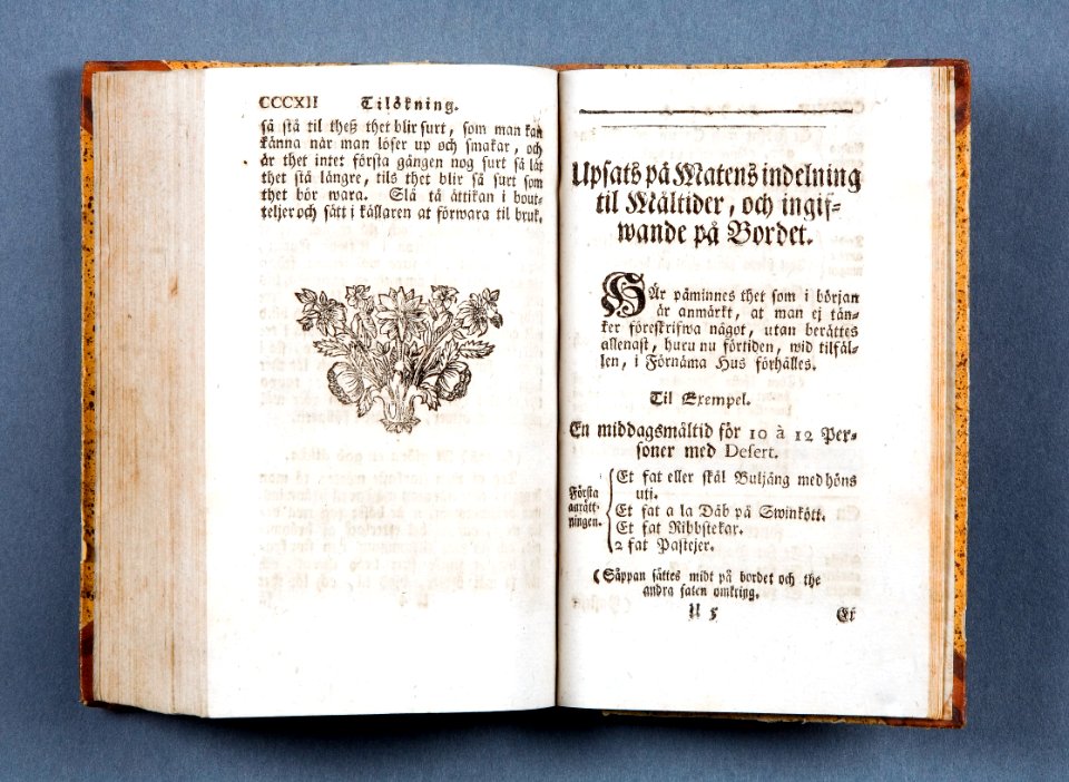 Kokbok av Margareta Elzberg Försök till en pålitelig matrednings-bok, 1759 - Skoklosters slott - 86057