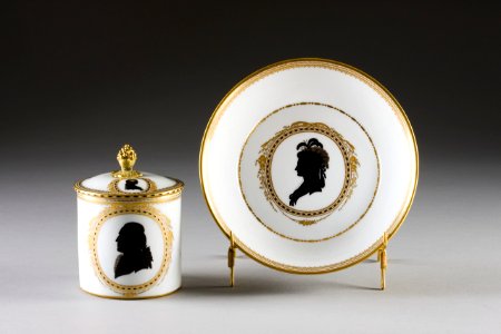 Kopp med fat. Meissen - Hallwylska museet - 87107