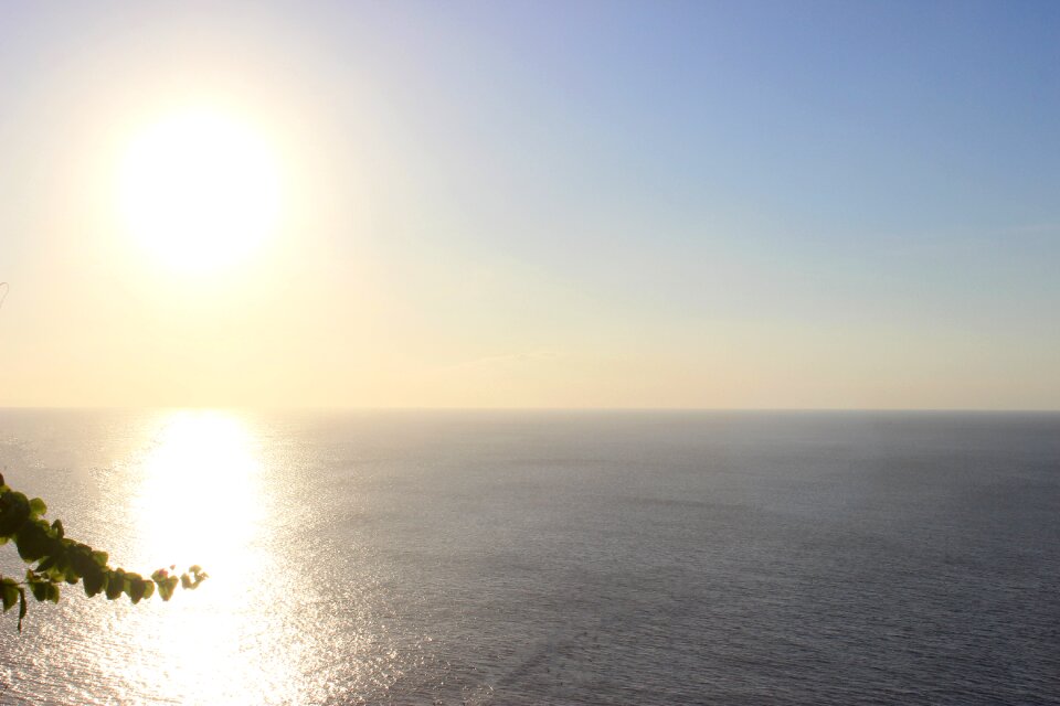 Landscape ocean horizon