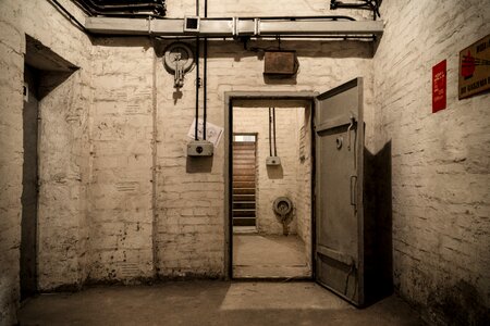 Underground bunker the door