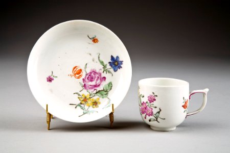 Kopp med fat. Zyrich. Schweitz - Hallwylska museet - 86899
