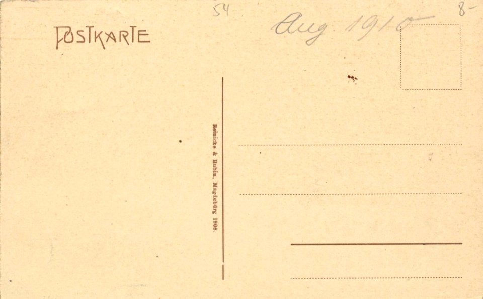 Koblenz (Rhein), Rheinland-Pfalz - Kgl. Regierungsgebäude (back) (Zeno Ansichtskarten)