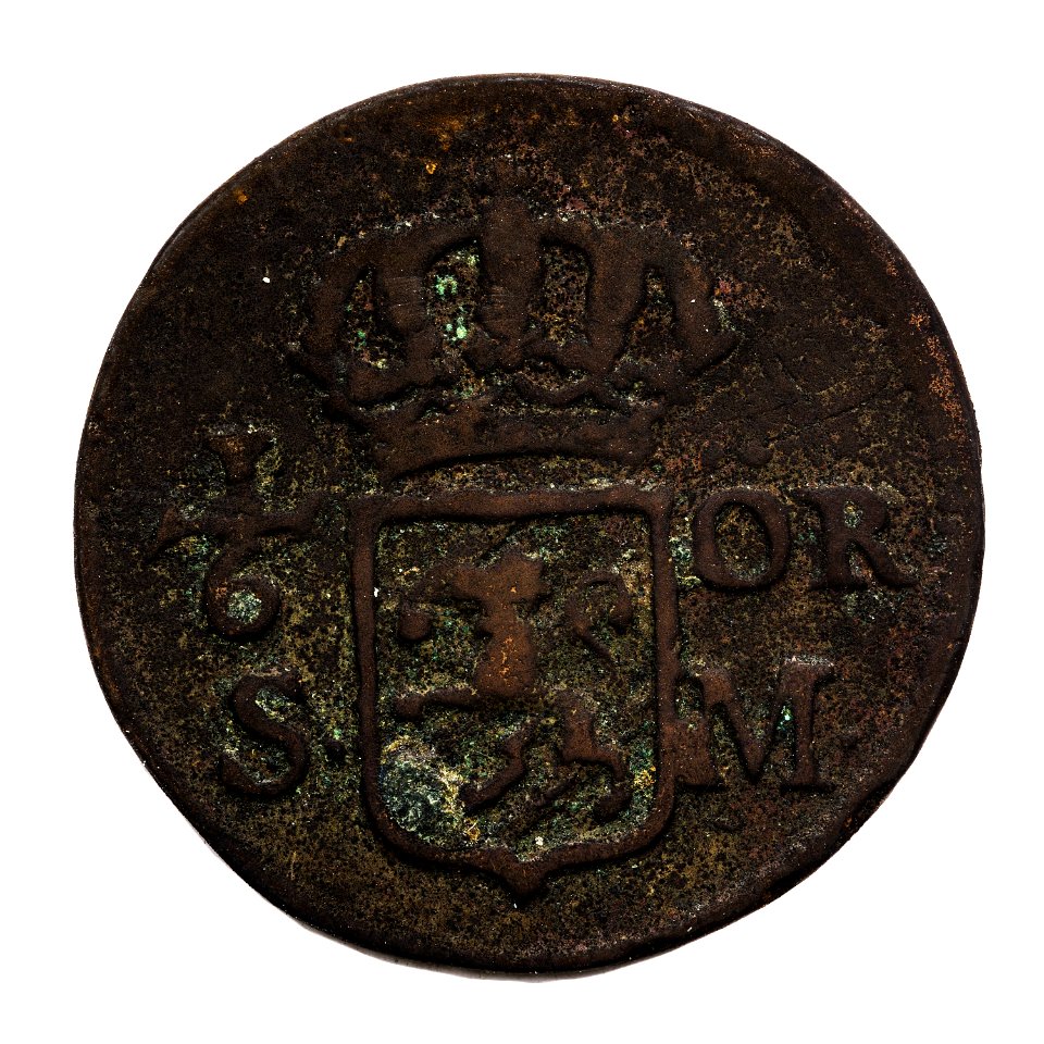 Kopparmynt från 1718 - Skoklosters slott - 109265