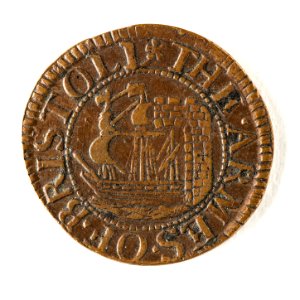 Kopparmynt, Bristol, 1662 - Skoklosters slott - 109784