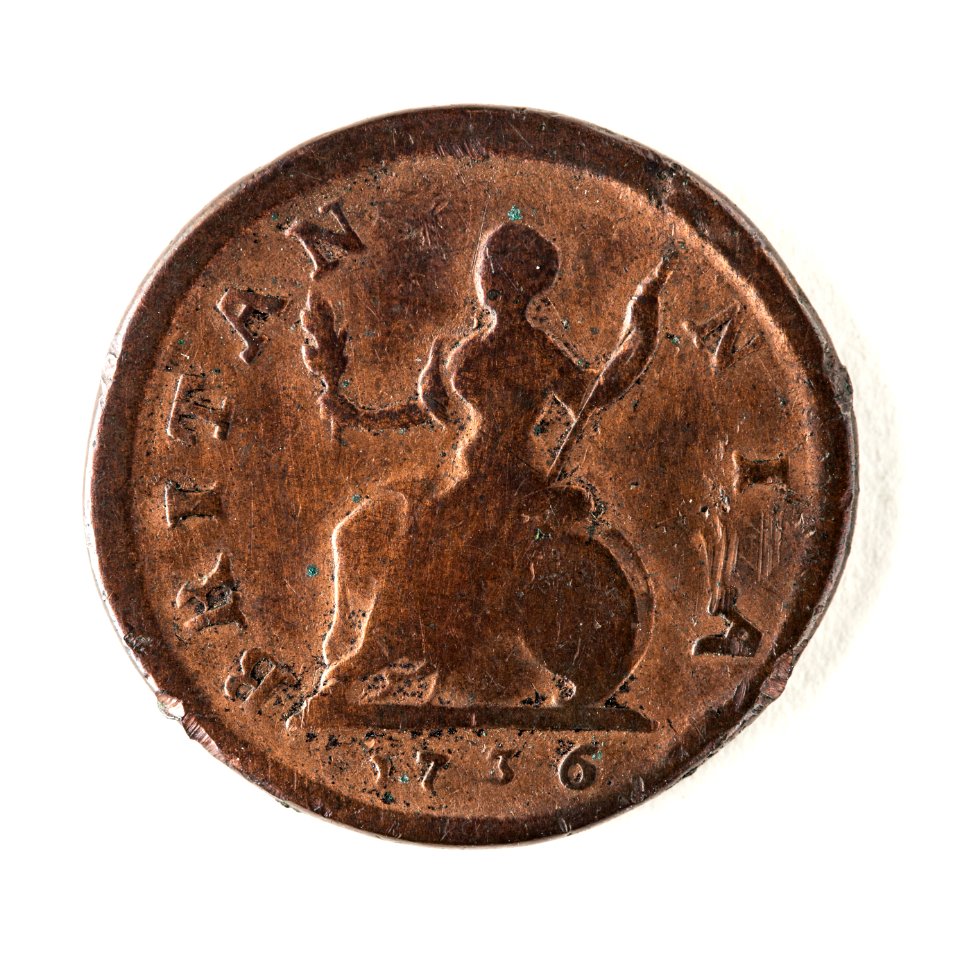 Kopparmynt, England, 1736 - Skoklosters slott - 109789