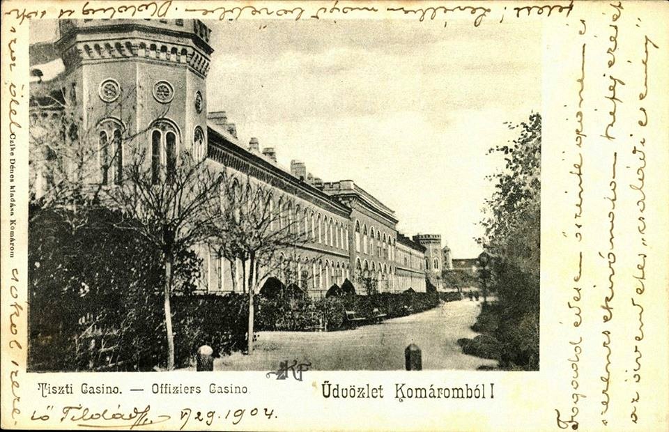 Komárom , kaszinó, 1904