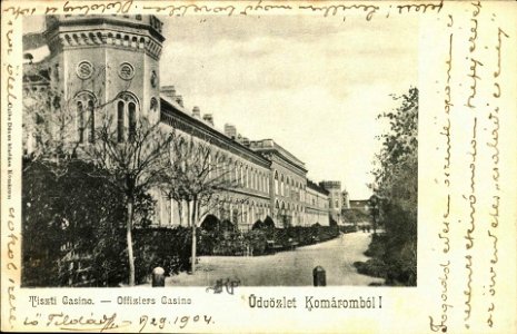 Komárom , kaszinó, 1904 photo