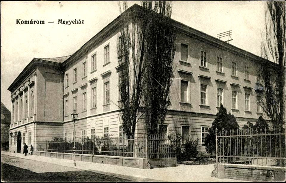 Komárom , megyeház, 1913