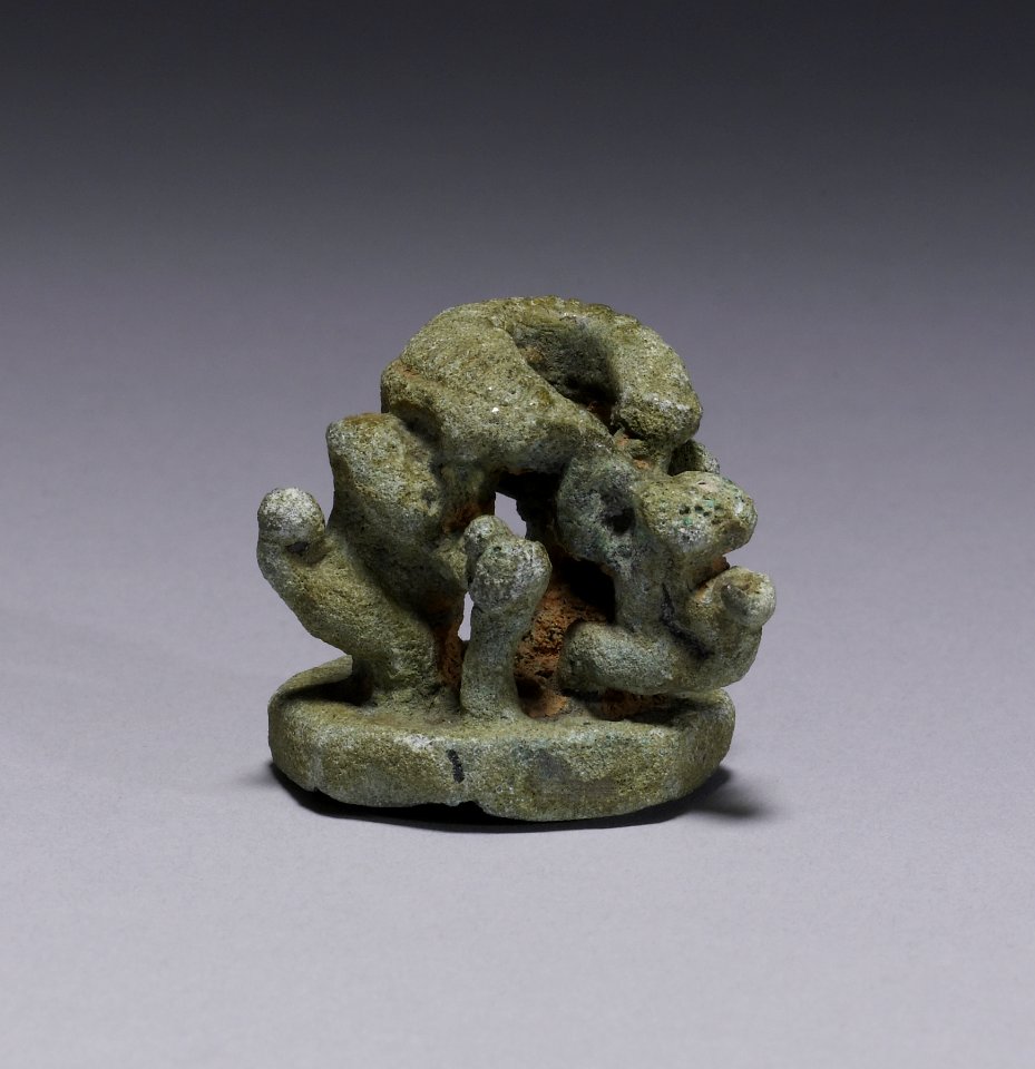 Korean - Seal with Lions Supporting a Dragon - Walters 543029 - View A