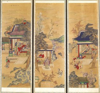 Korean - Ten-panel Folding Screen with Scenes of Filial Piety - Walters 35199 - Detail E