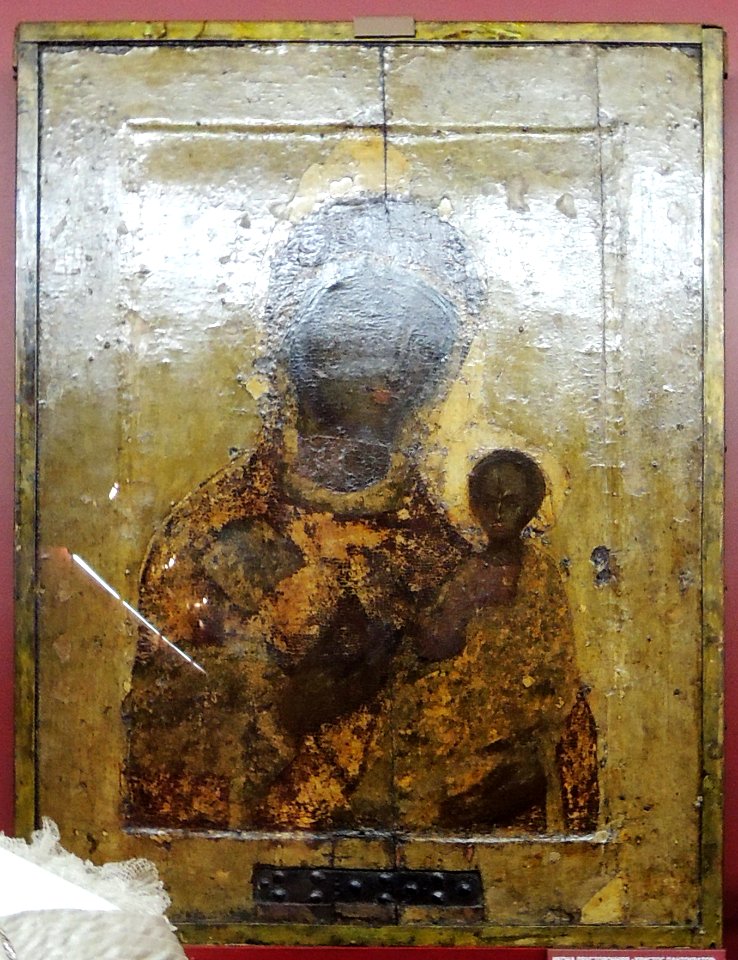 Korsunskaya Hodegetria (Byzantine, 13th c., Kremlin museum) by shakko (2013)
