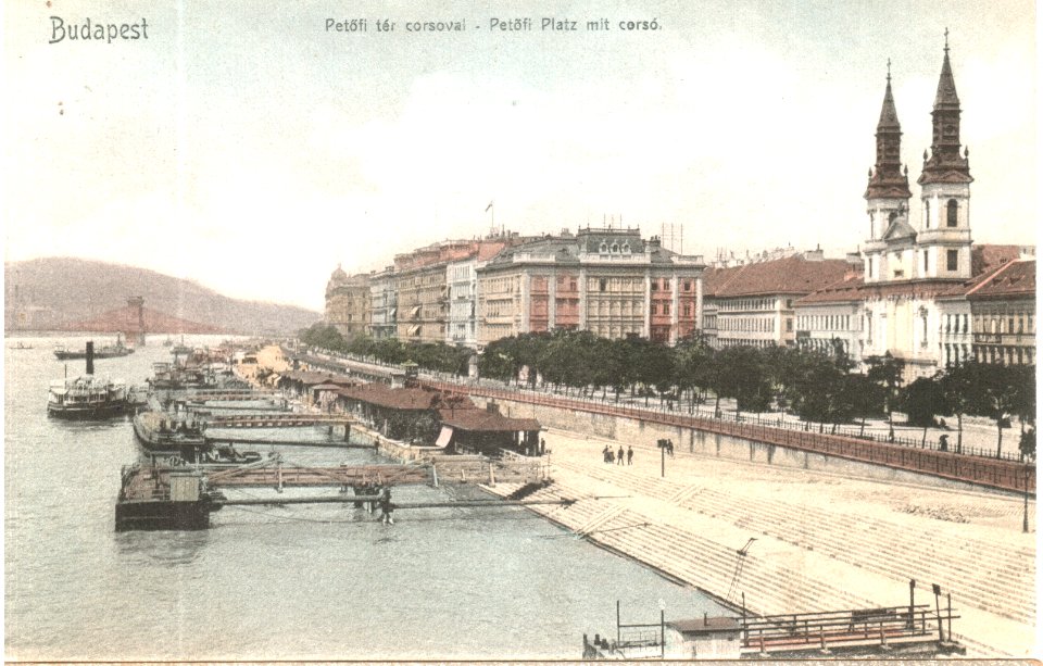 Korzó - Belváros, 1890 körül (1)