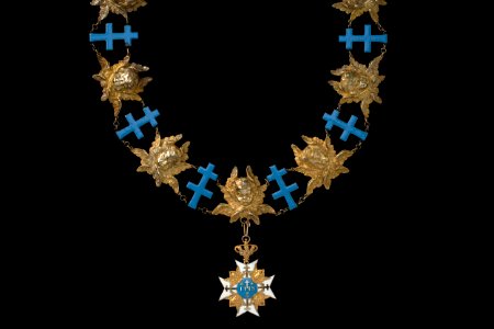 Kors och kedja, serafimerorden och - Livrustkammaren - 50053