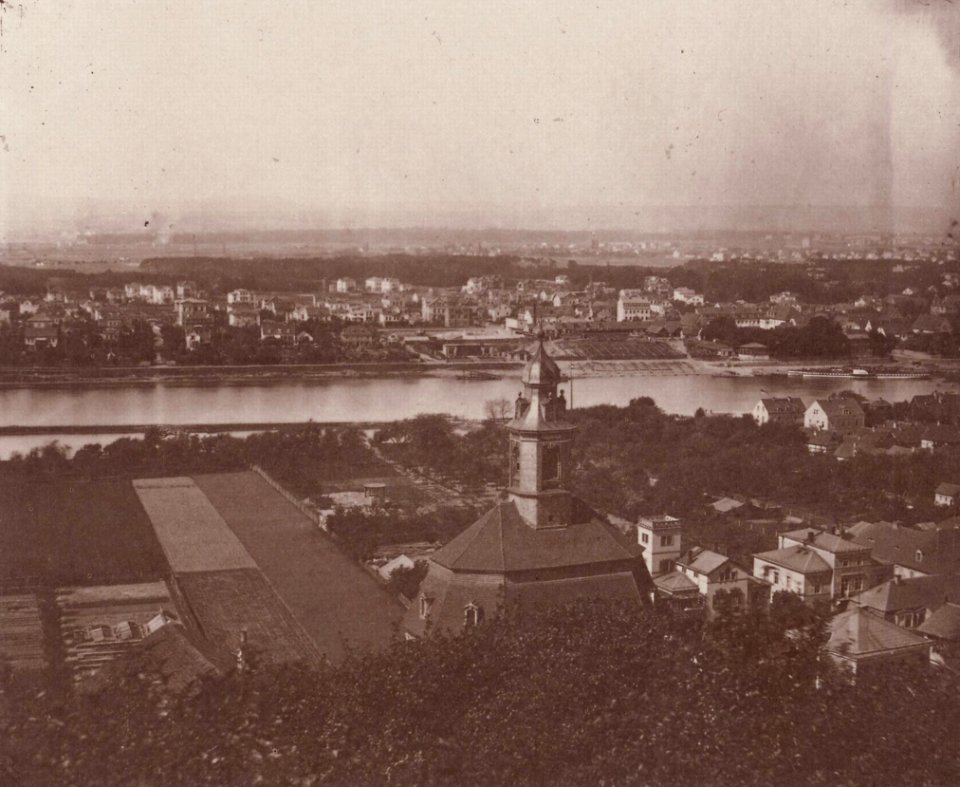 Kotzsch, Carl Friedrich August - Blick über die Kirche nach Blasewitz (Zeno Fotografie)