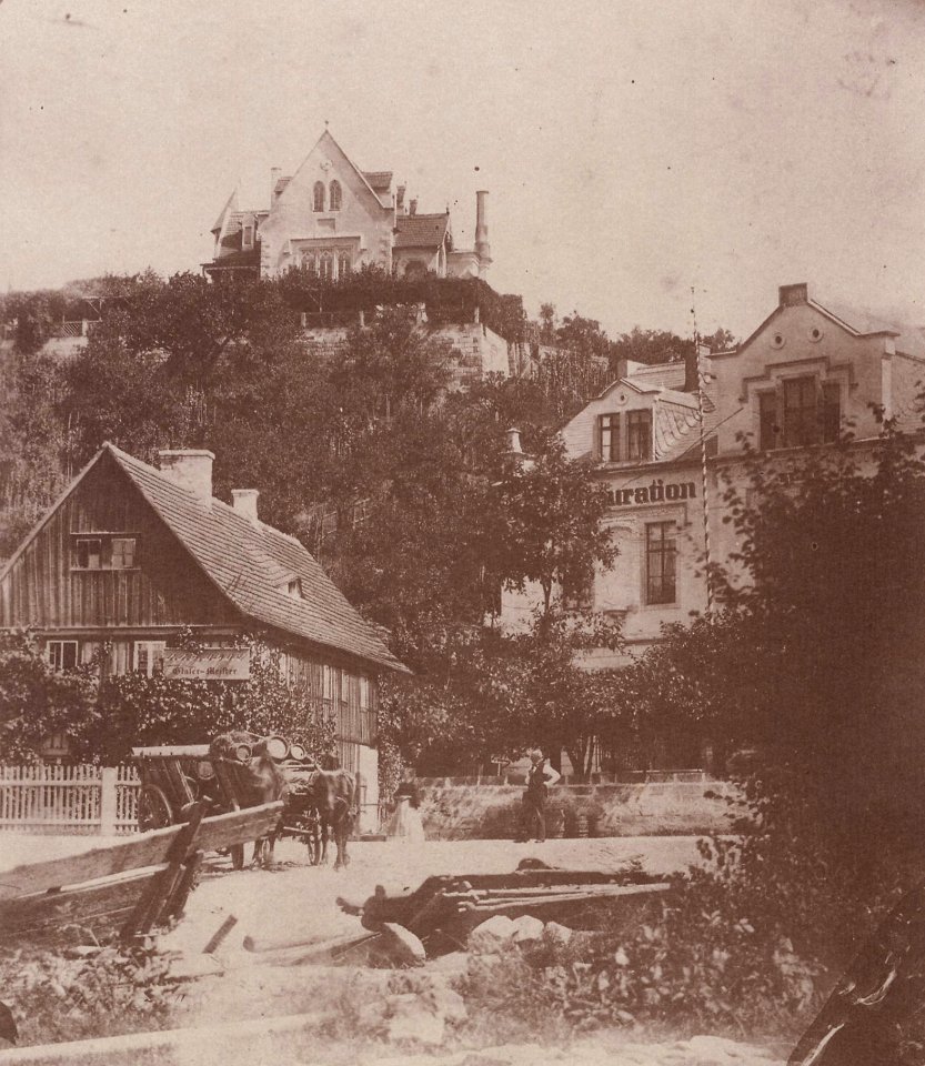 Kotzsch, Carl Friedrich August - Dorfplatz Loschwitz (Zeno Fotografie)