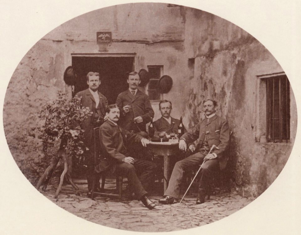 Kotzsch, Carl Friedrich August - Herrenrunde (Zeno Fotografie)