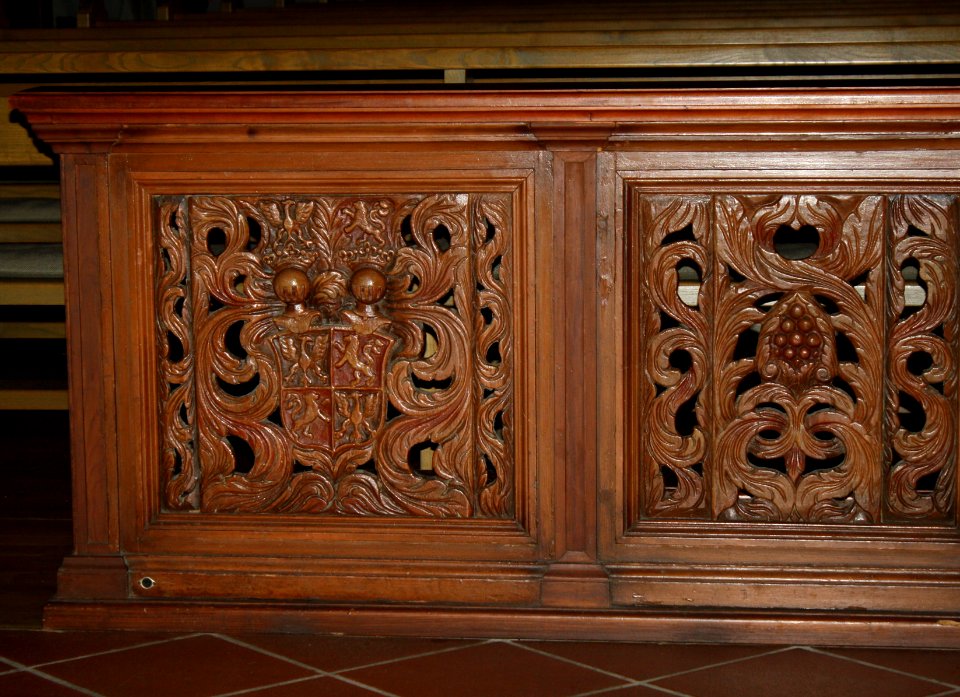 Komunionbank Wi-Frauenstein mit Sohlern'schem Wappen