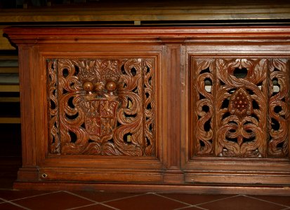 Komunionbank Wi-Frauenstein mit Sohlern'schem Wappen