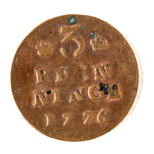 Kopparmynt, 3 pfenning, 1776 - Skoklosters slott - 109750